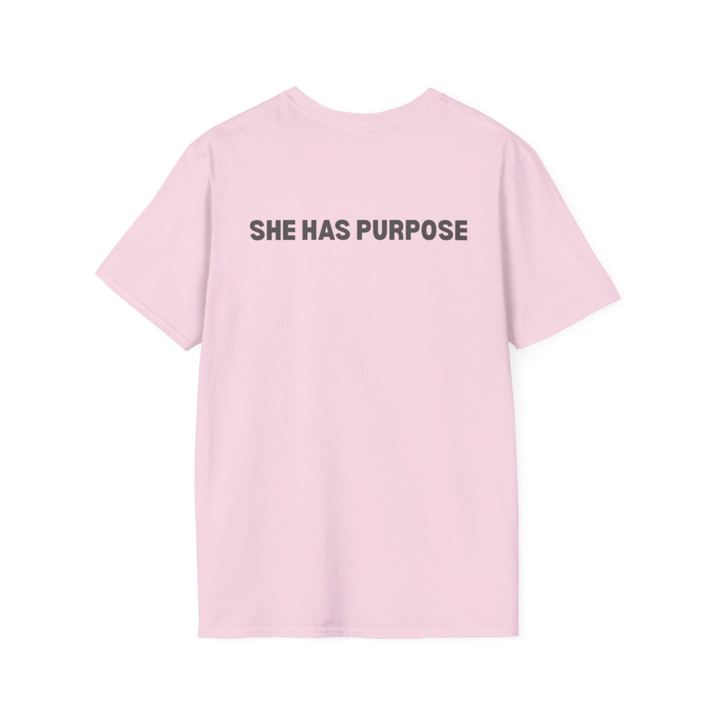 SHE BELIEVES Signature Tee — Blush